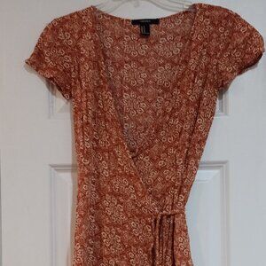 FOREVER 21  Tropical Floral Print Shirt